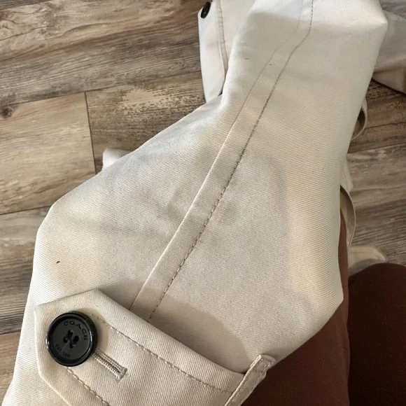 Coach Trench Coat with Belt - Picture 6 of 7